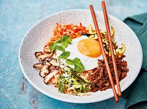 Korejská rýže Bibimbap