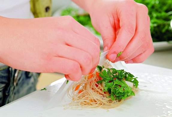 Rýžové závitky se zeleninou