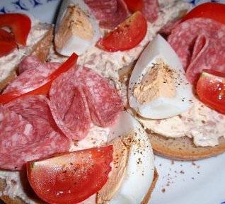 Vaječná pomazánka s Vysočinou