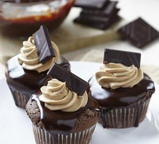 Čokoládové cupcakes