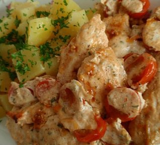 Jogurtové kuřecí (krůtí) řízky - zapékané