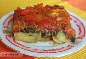 Zapékaná zelenina s houbami Zapékaná zelenina s houbami