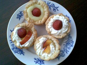 Košíčky z listového těsta