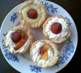 Košíčky z listového těsta