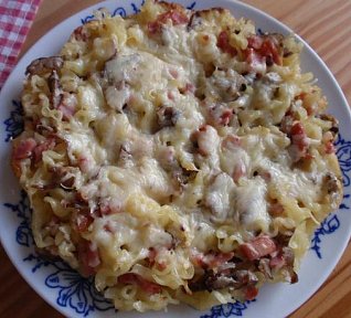 Houbařské těstoviny