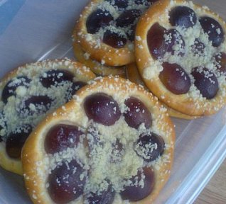 Kulaté švestkové koláče