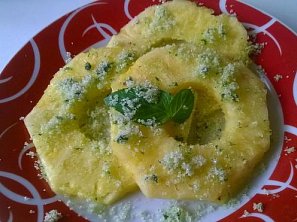 Ananas s mátovým cukrem podle J. Olivera Ananas s mátovým cukrem podle J. Olivera