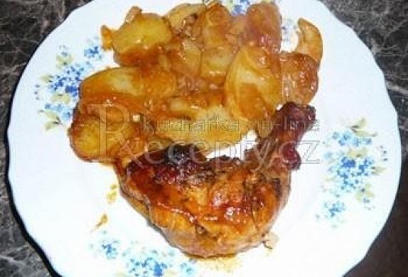 Kuře na česneku se skořicí