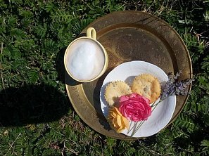 Levandulové cupcaky