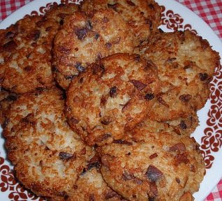 Houbové placičky s rýží