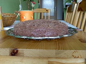 Nízký čokoládový dortík