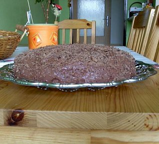 Nízký čokoládový dortík