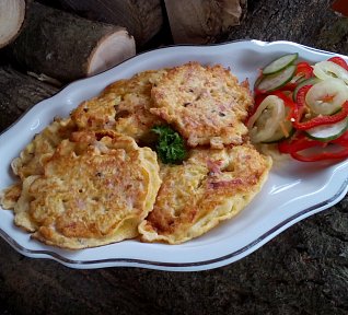 Kapustové drny z pánve