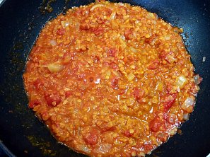 Indické kari z červené čočky