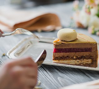 Čokoládové mini dacquoise