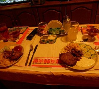 Vepřový steak s hranolkami