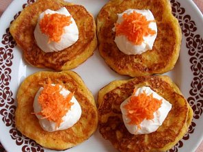 Mrkvové lívanečky