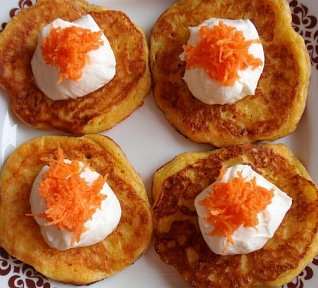 Mrkvové lívanečky