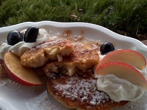 Skořicové lívance - kynuté