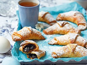 Mrkvové rohlíčky s povidly