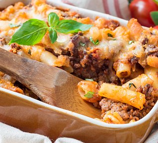 Těstoviny ala Lasagne bez bešamelu a bez lasagnových plátů