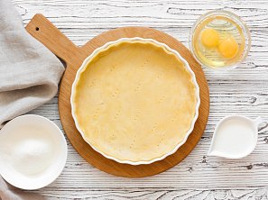 Domácí těsto na quiche
