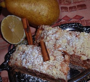 Citronovo-hruškový koláč