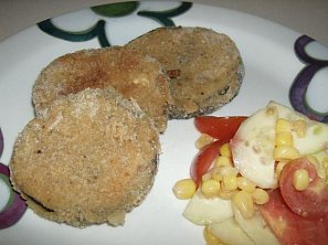 Lilkové řízky pečené v troubě