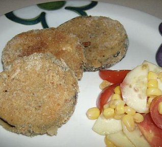 Lilkové řízky pečené v troubě