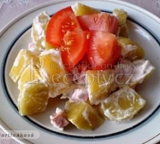 Zapečené brambory se smetanou