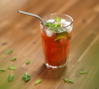 Jahodové mojito