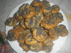 Preclíčky sypané mákem Preclíčky sypané mákem