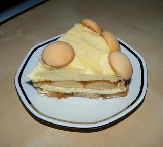 Lehký tvarohovo - pudingový dortík Lehký tvarohovo - pudingový dortík