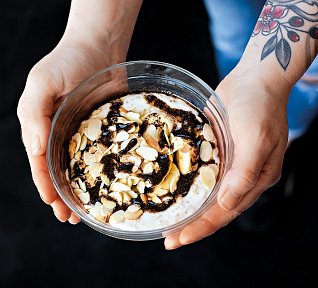 Banánovoskořicová kaše