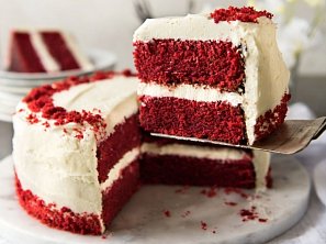 Red velvet dort
