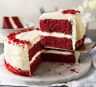 Red velvet dort