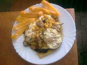 Žluté krůtí pod peřinou