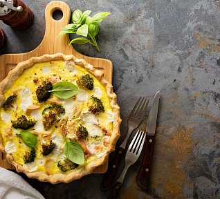 Brokolicový koláč