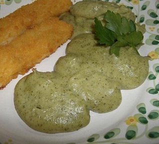 Bramborové pyré s brokolicí