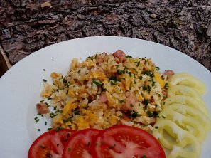 Rychlá vaječná rýže