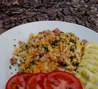 Rychlá vaječná rýže