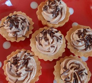 Košíčky s nutelovým krémem