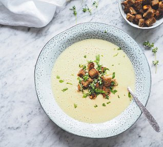 Krémová česnečka