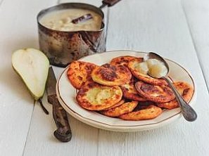 Hrušková bryja s plackami Hrušková bryja s plackami