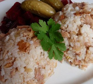 Pečené kuře s rýží