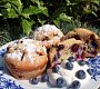Borůvkové muffiny - rumové