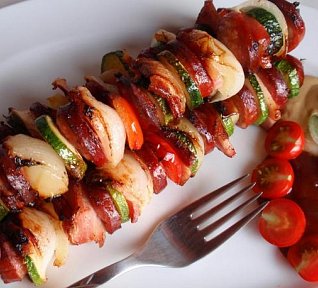 (nejen) Cuketové špízy