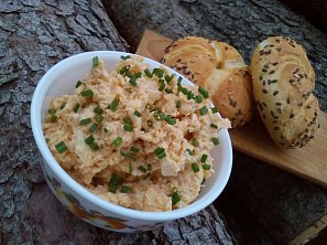 Obatzda - hermelínová pomazánka