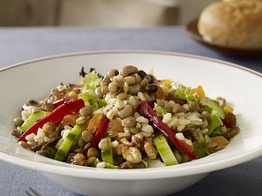 Teplý salát s klíčky