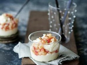 Krupicová kaše s jablky